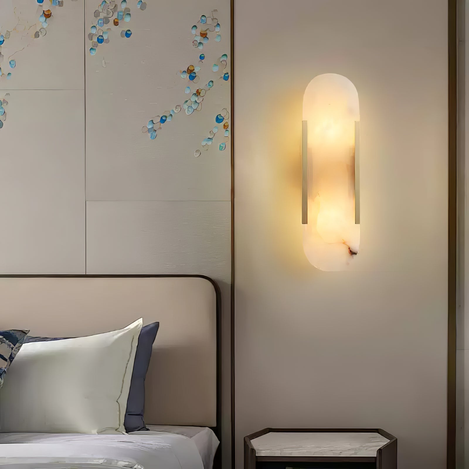 Lumia Stone Column Sconce