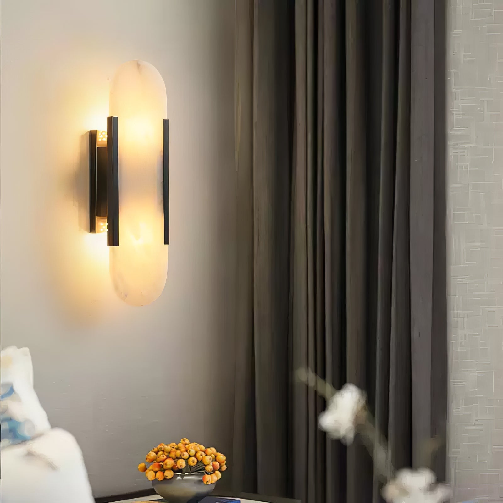 Lumia Stone Column Sconce