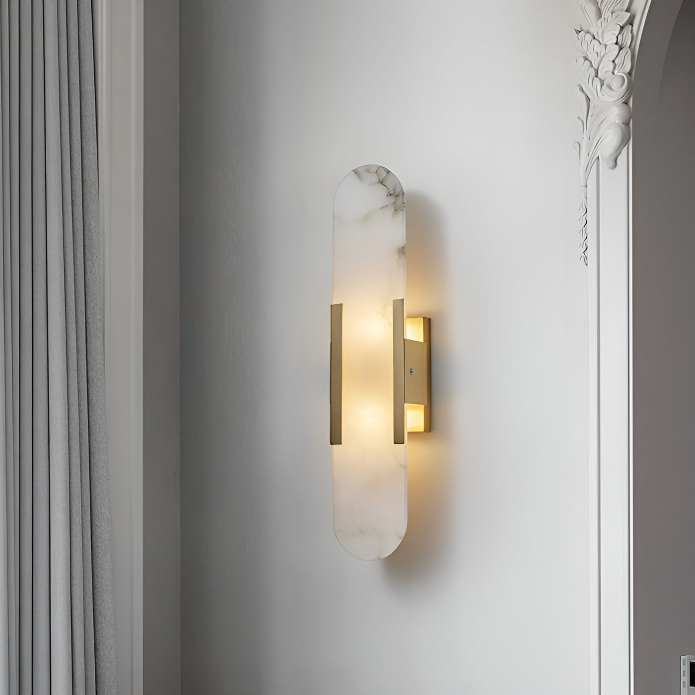 Lumia Stone Column Sconce