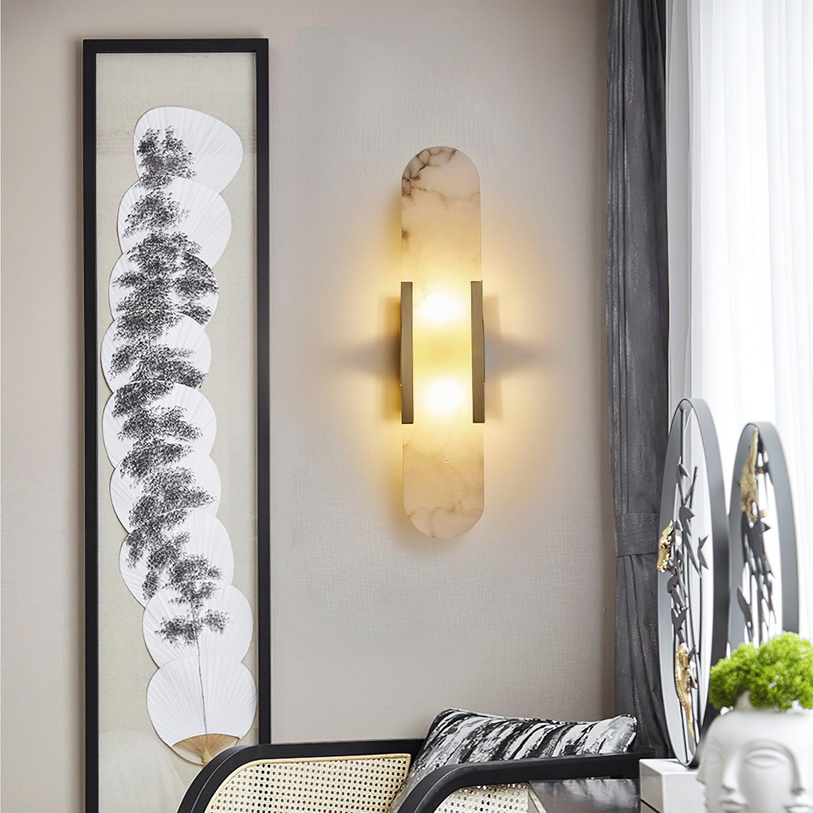 Lumia Stone Column Sconce