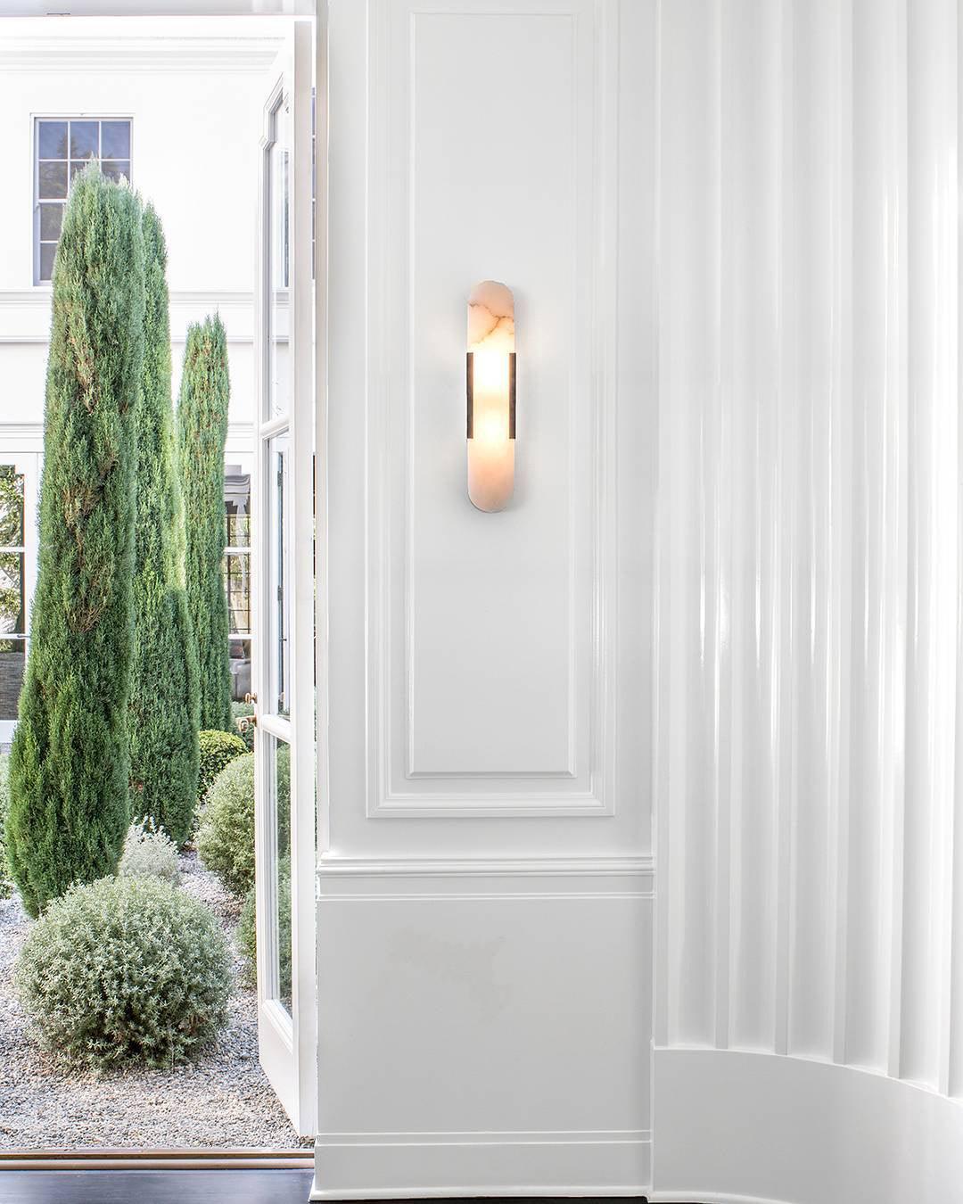 Lumia Stone Column Sconce