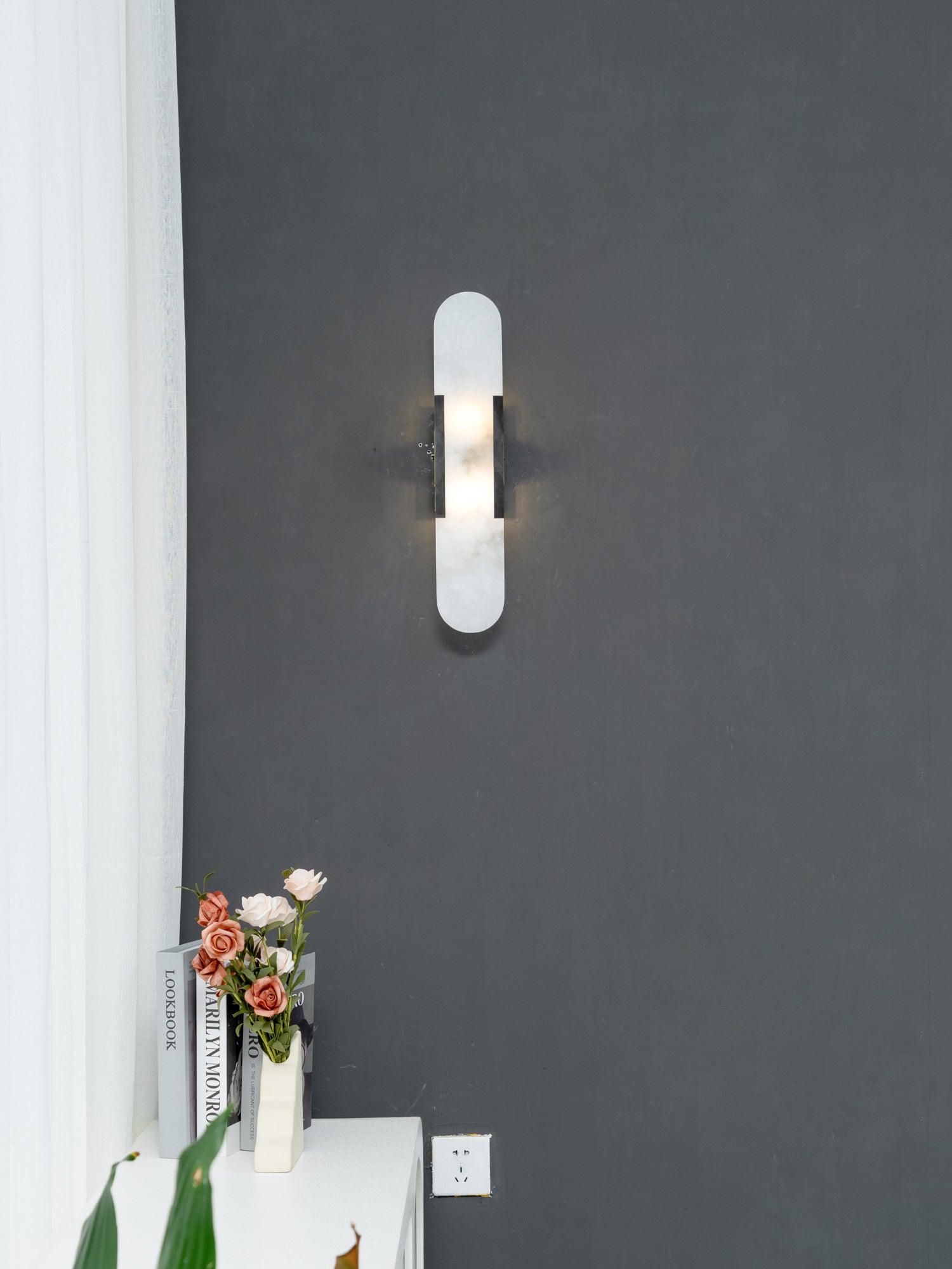 Lumia Stone Column Sconce