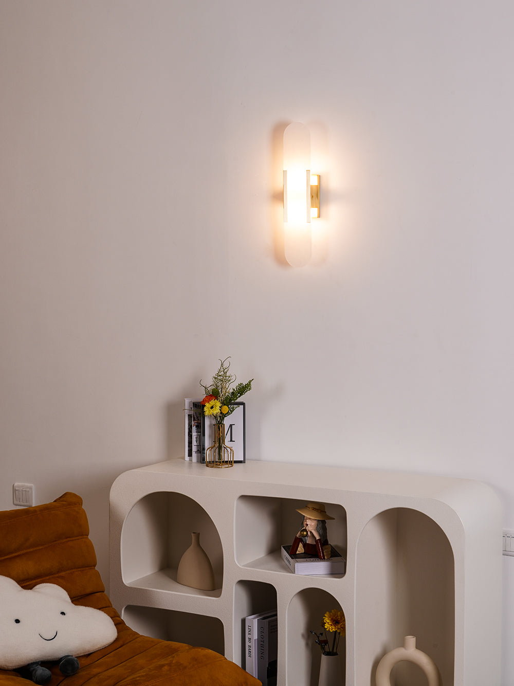 Lumia Stone Column Sconce