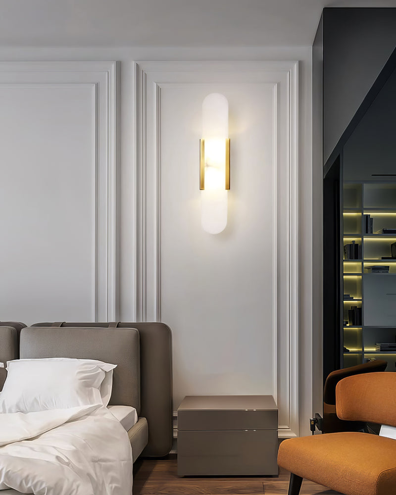 Lumia Stone Column Sconce