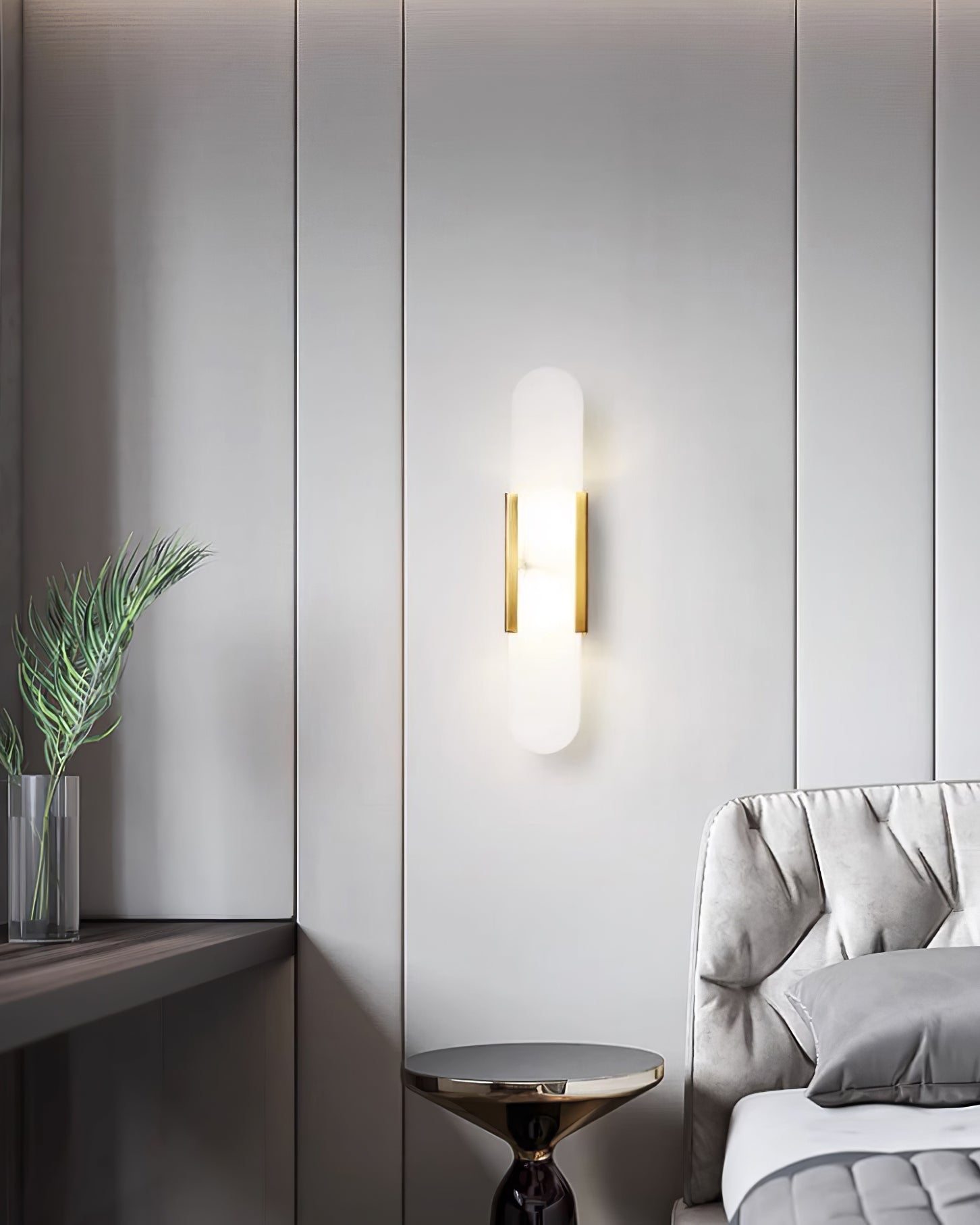 Lumia Stone Column Sconce