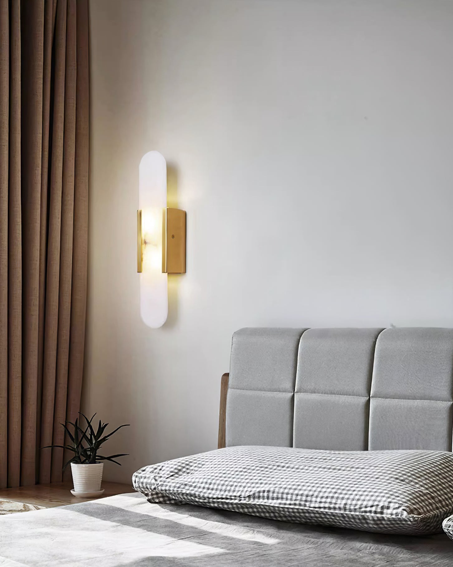 Lumia Stone Column Sconce