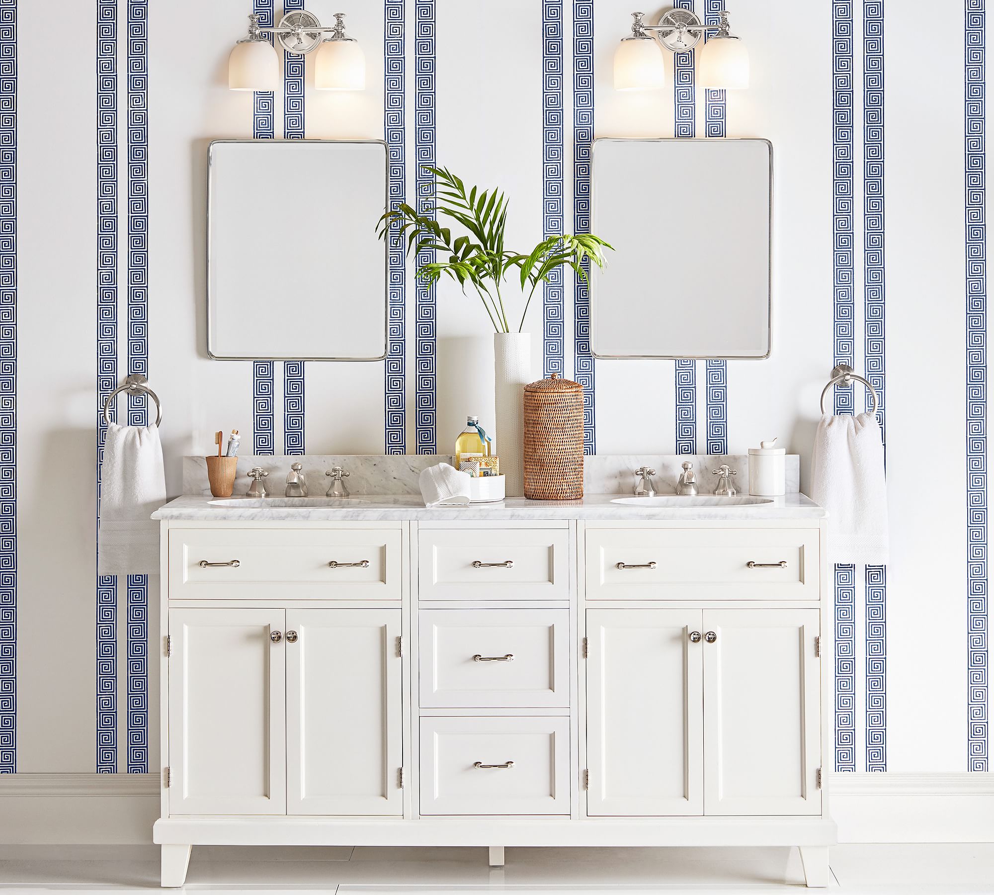 Medallion Milk Glass Sconce