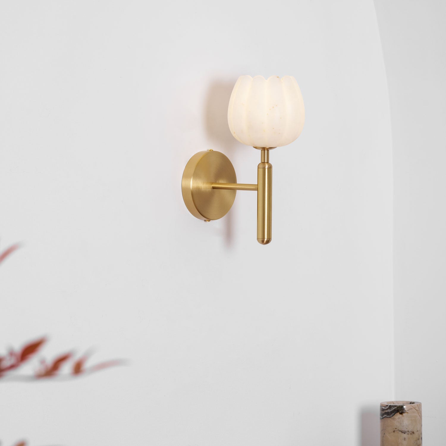 Fiore Alabaster Sconce