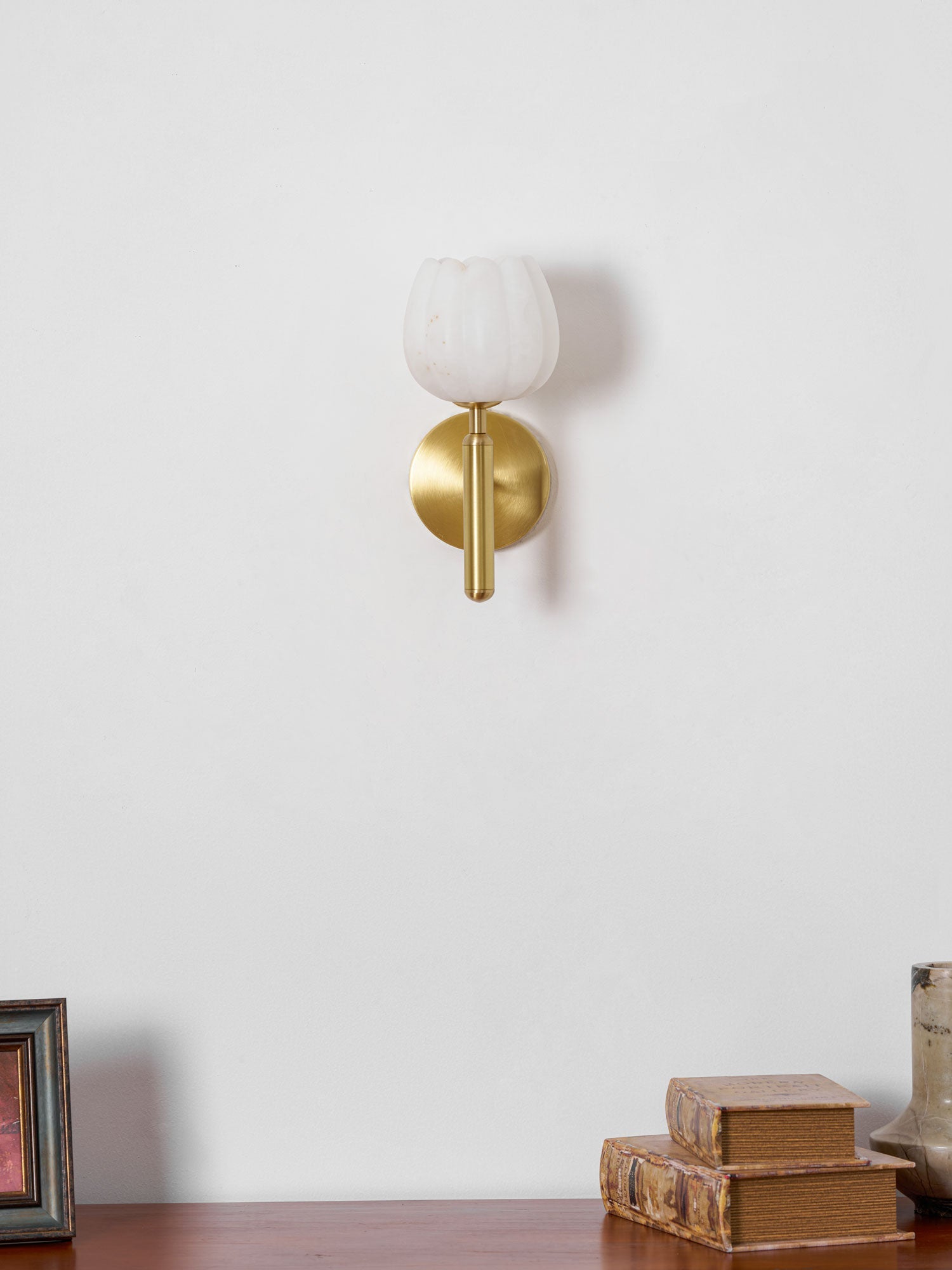 Fiore Alabaster Sconce