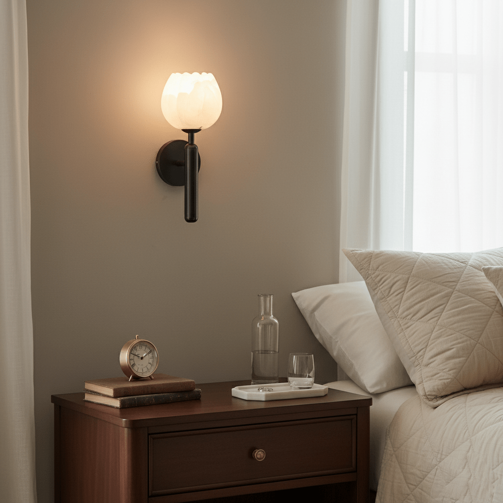 Fiore Alabaster Sconce