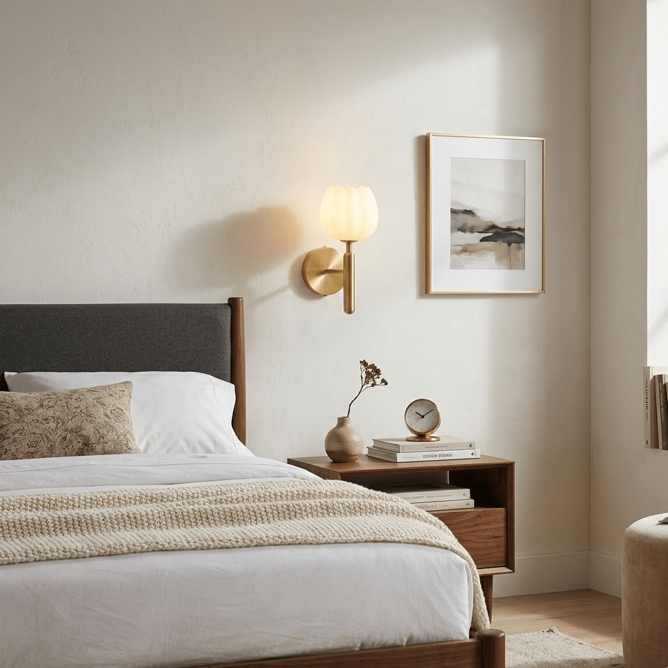 Fiore Alabaster Sconce