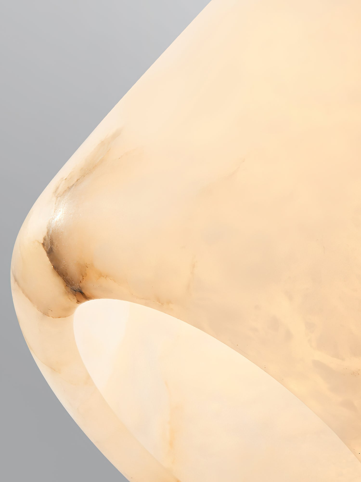 Cascading Alabaster Cube Chandelier