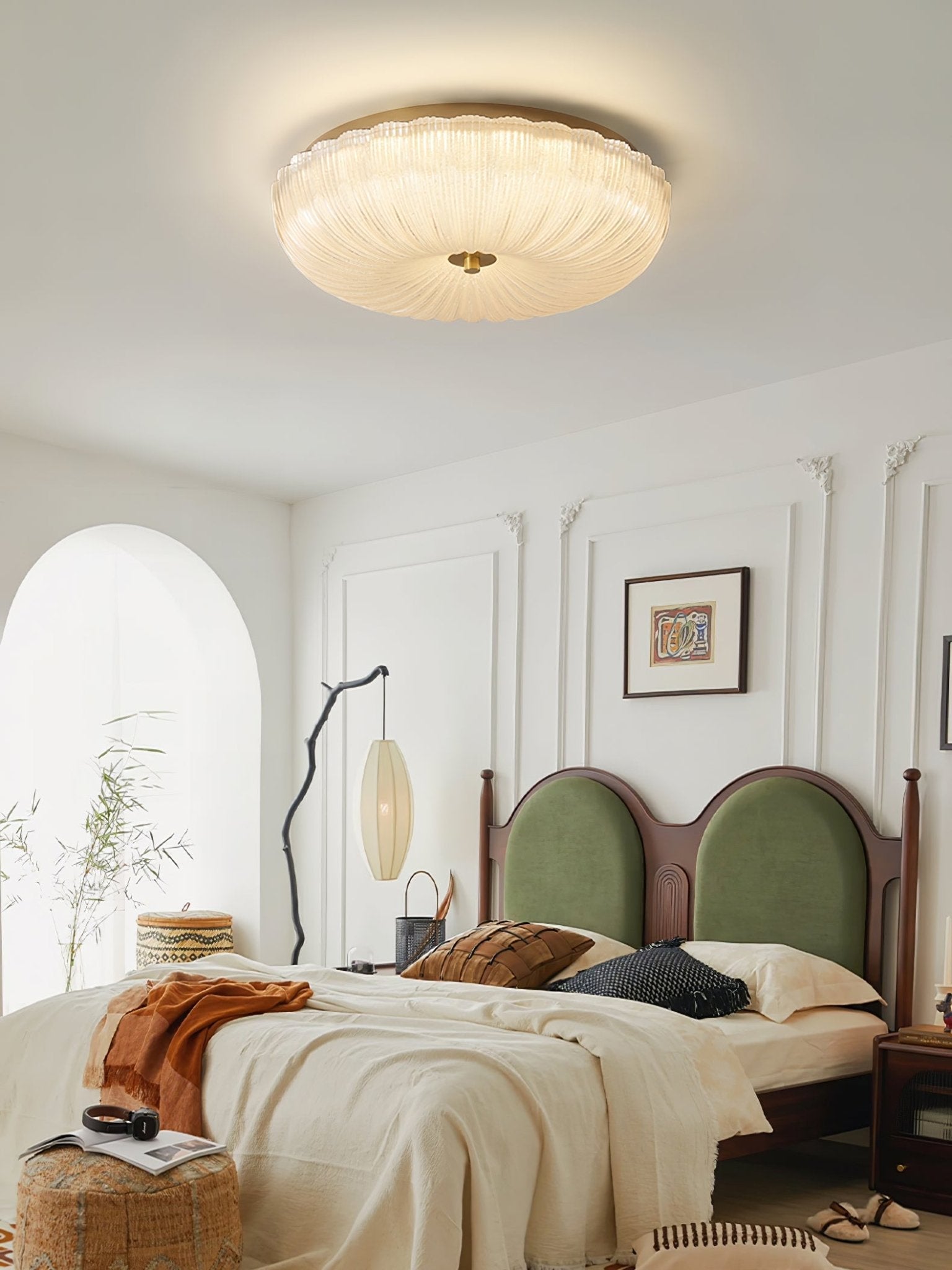 Solstice Frosted Glass Flush Mount