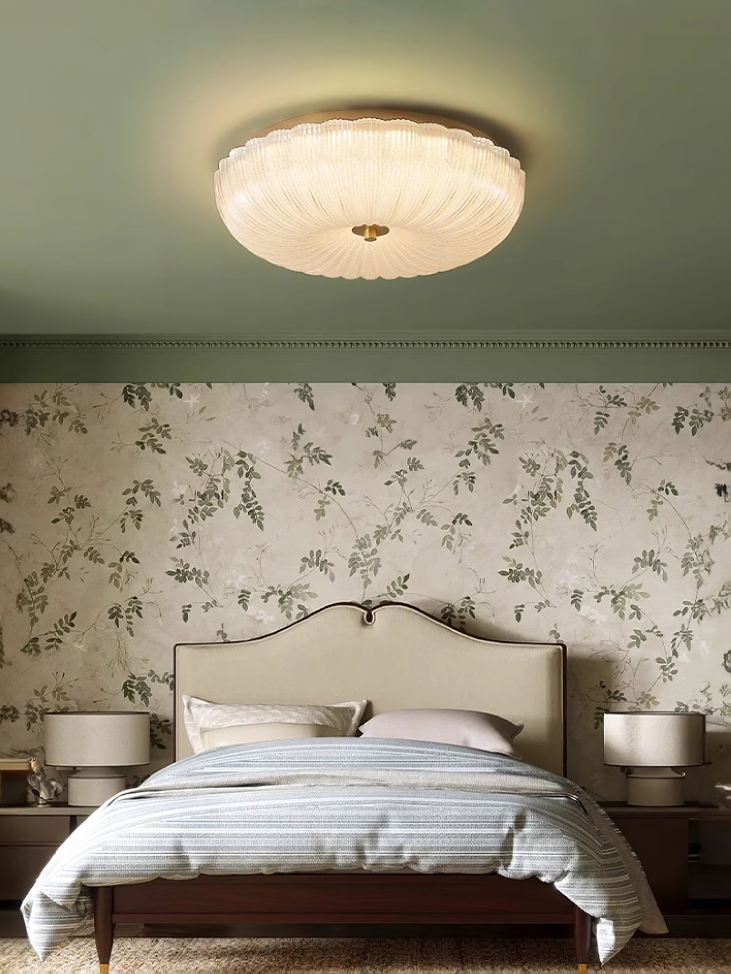Solstice Frosted Glass Flush Mount