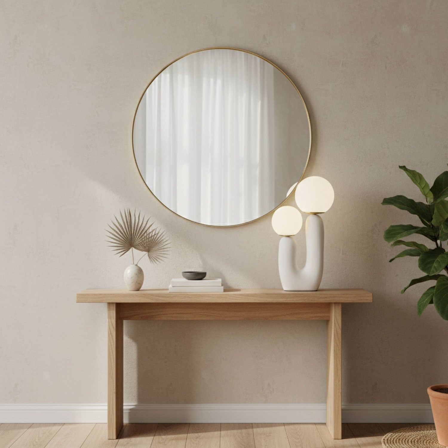 Bolla Opal Glass & Resin Table Lamp