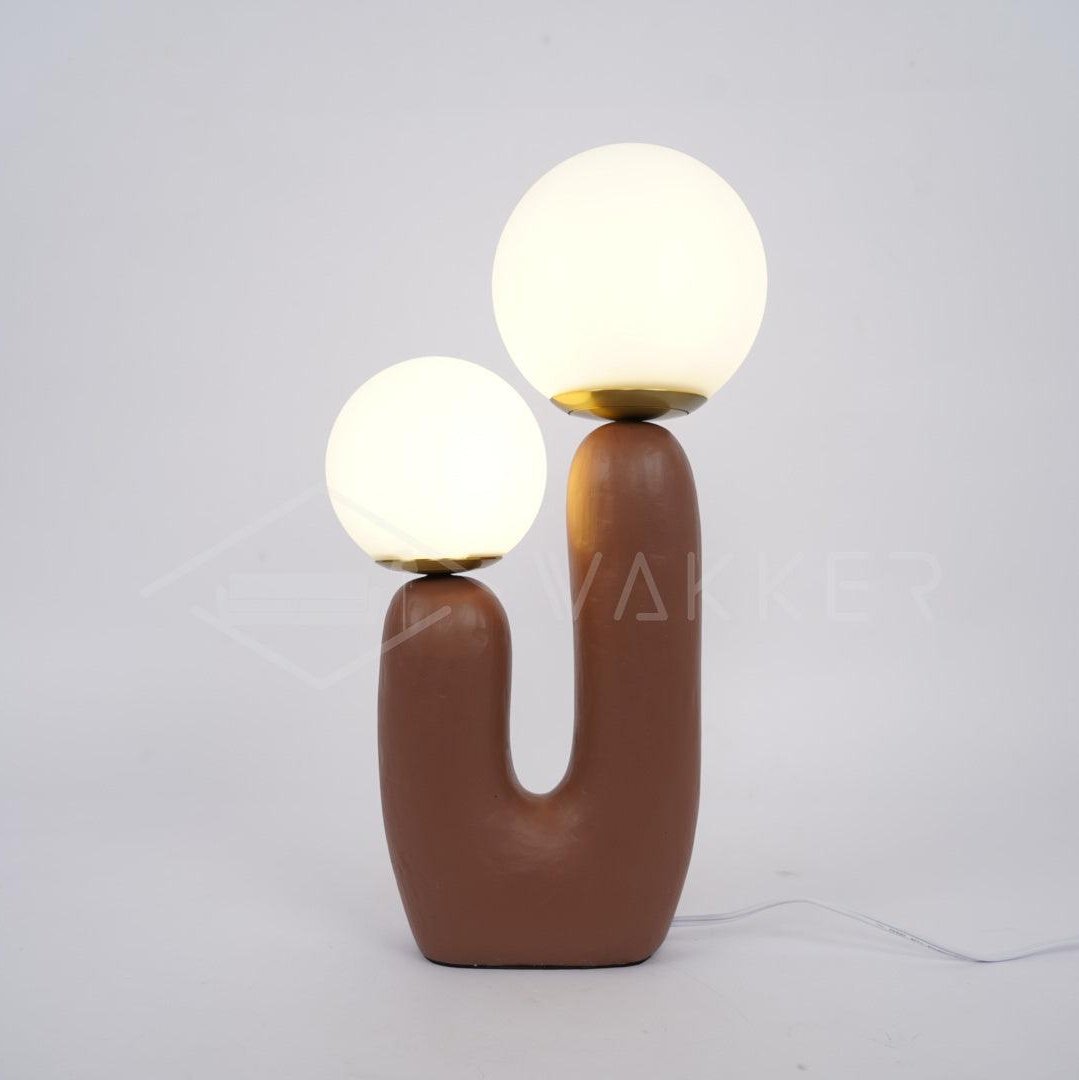 Bolla Opal Glass & Resin Table Lamp