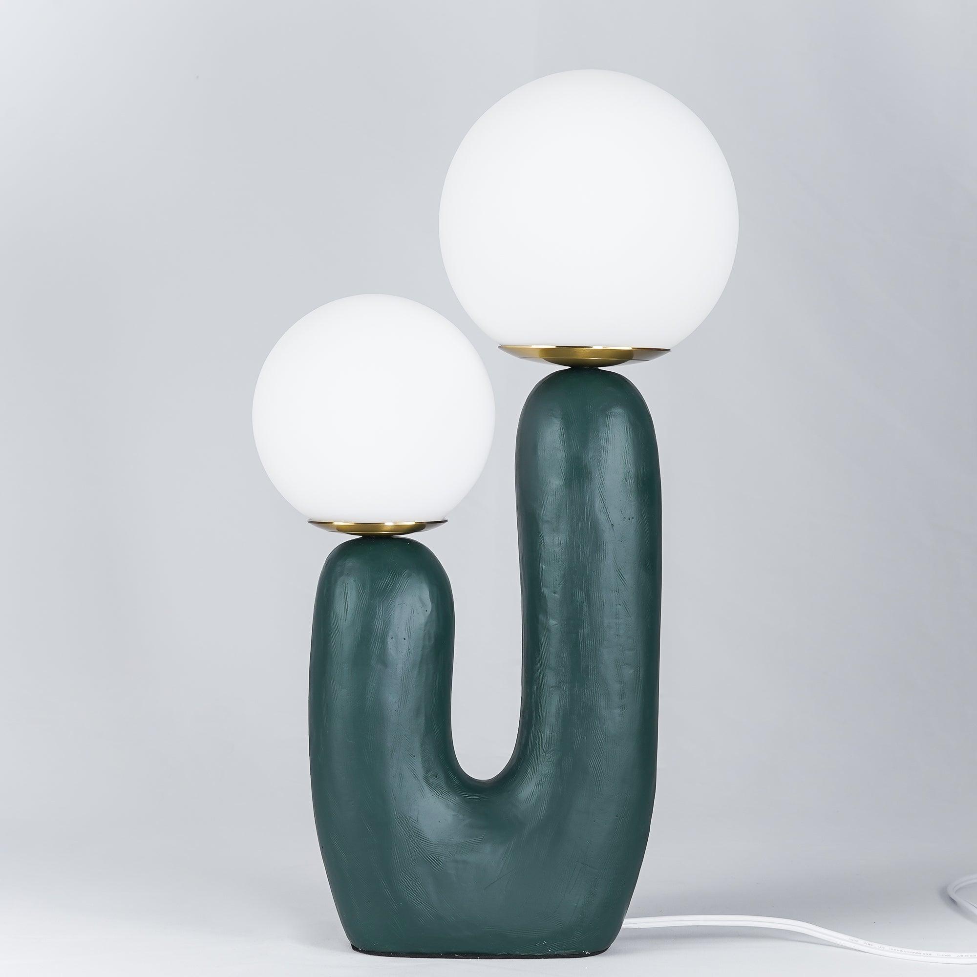 Bolla Opal Glass & Resin Table Lamp