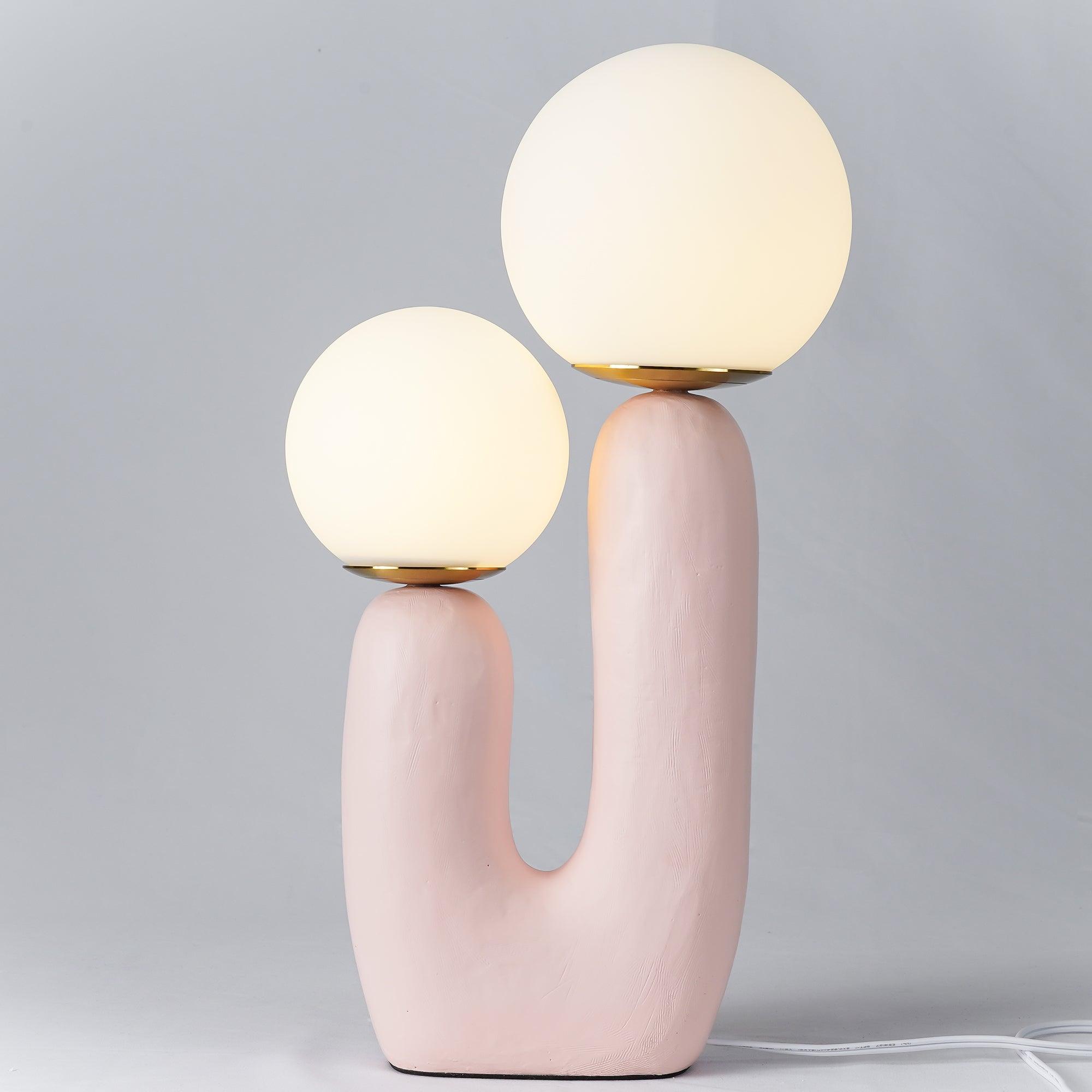 Bolla Opal Glass & Resin Table Lamp