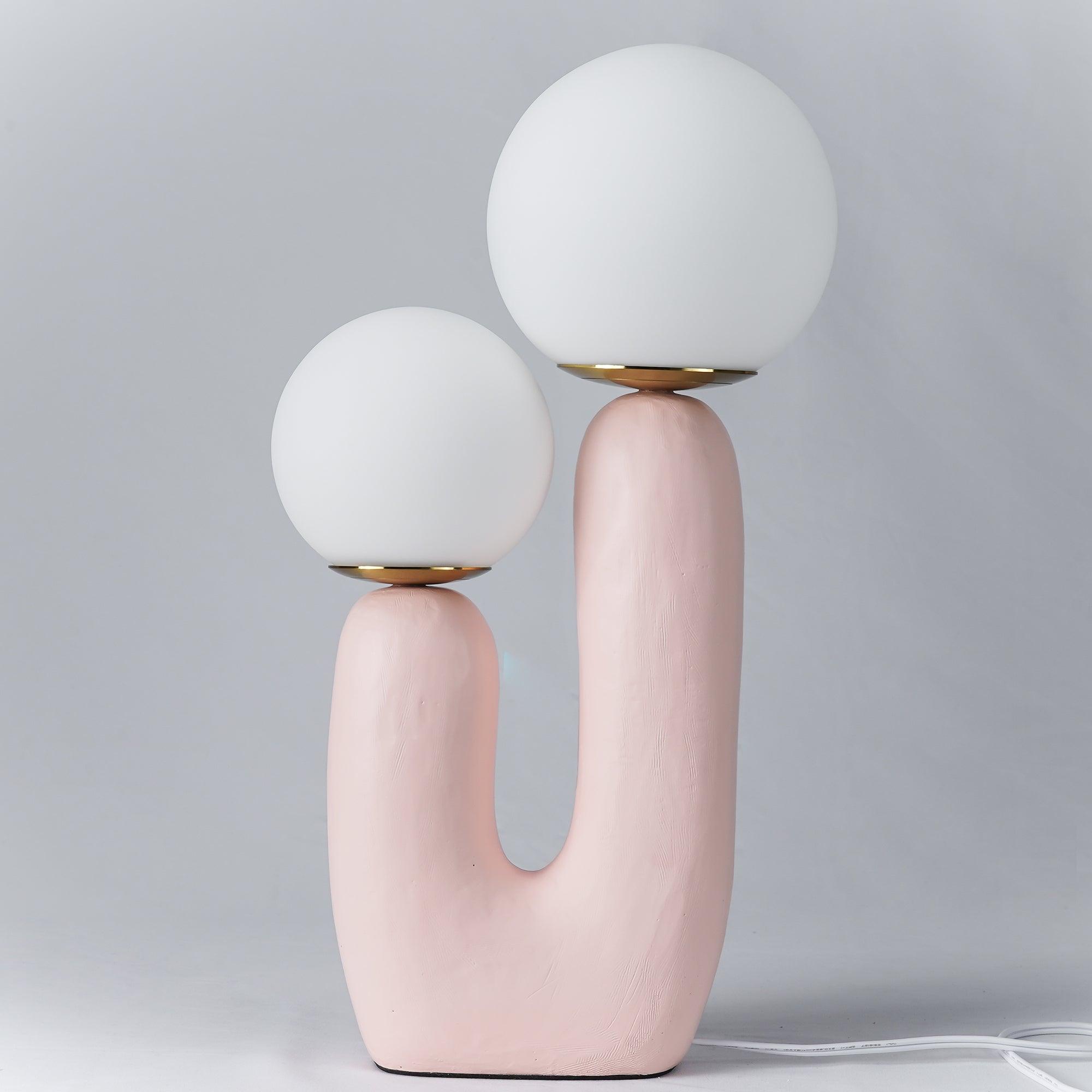 Bolla Opal Glass & Resin Table Lamp