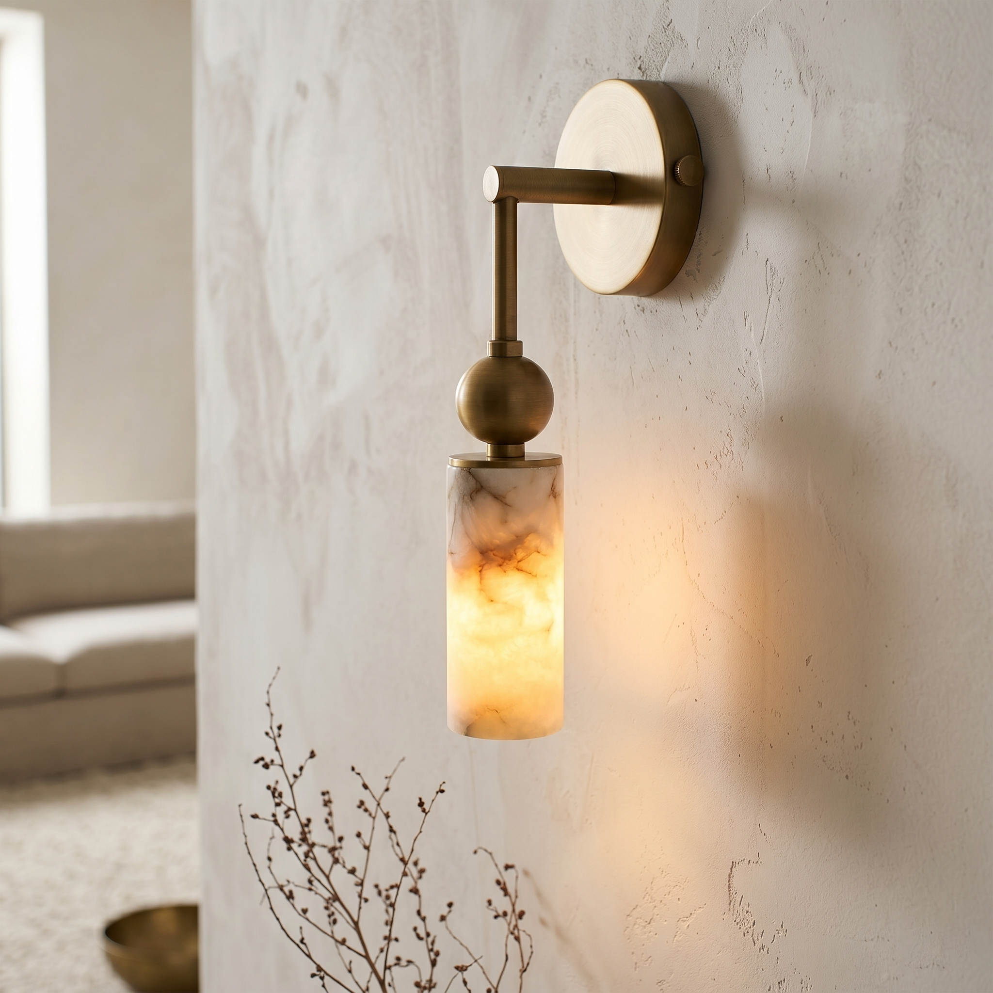Corda Stone Sconce