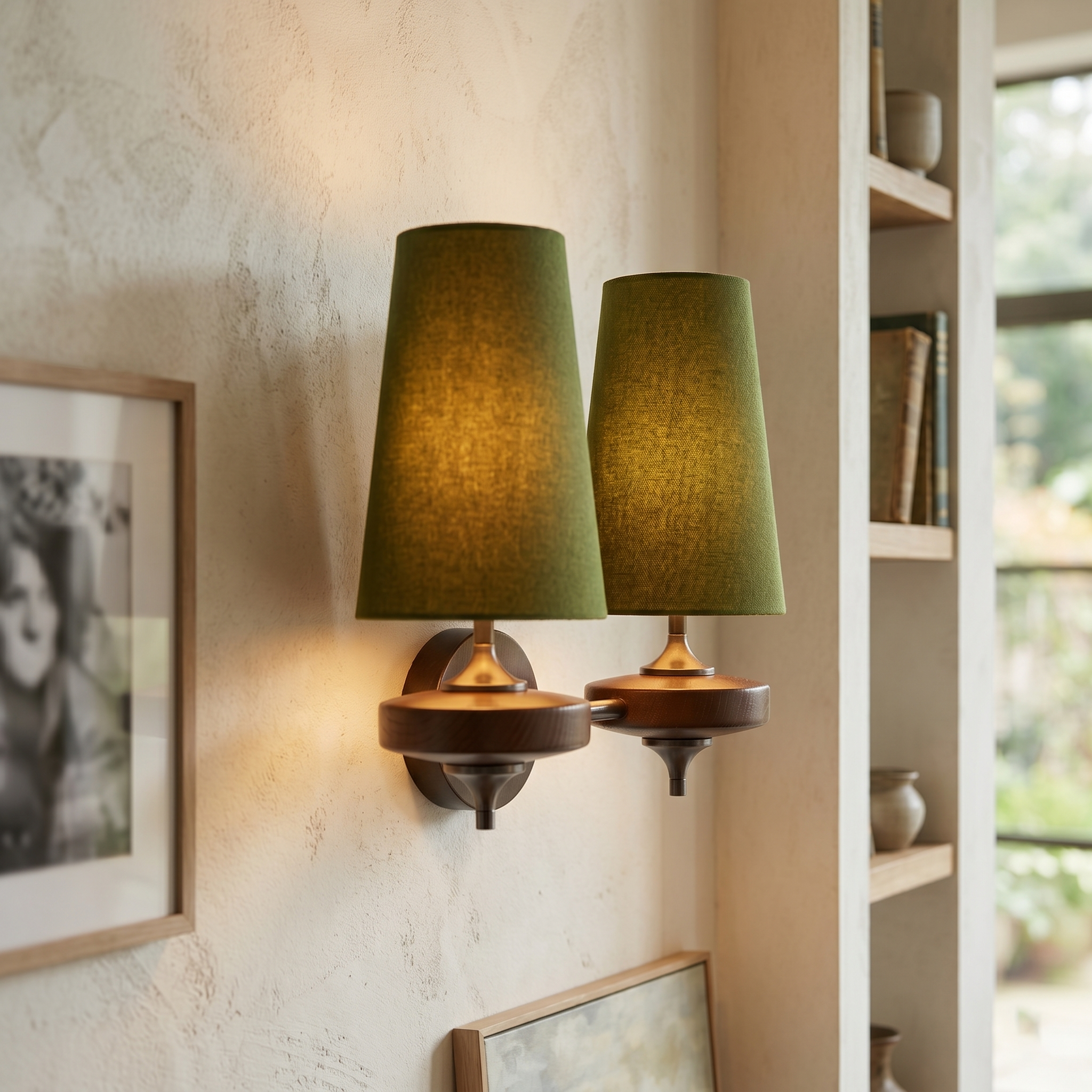 Nikau Walnut Wall Sconce