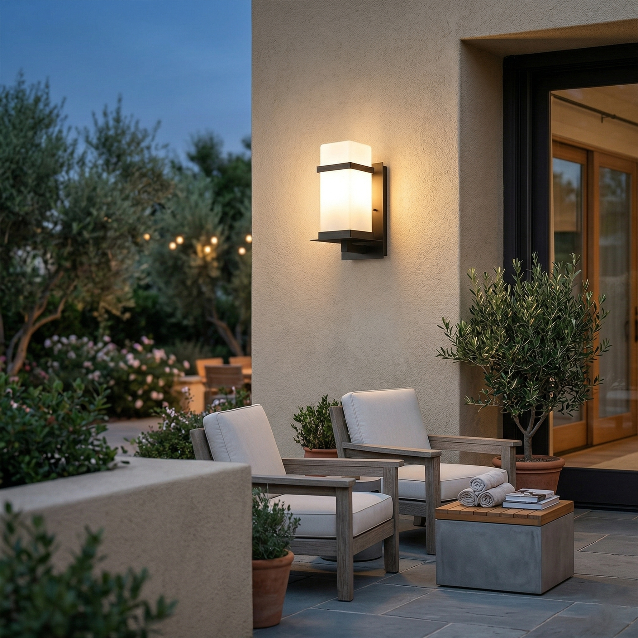 Clear Glass Porch Wall Lantern