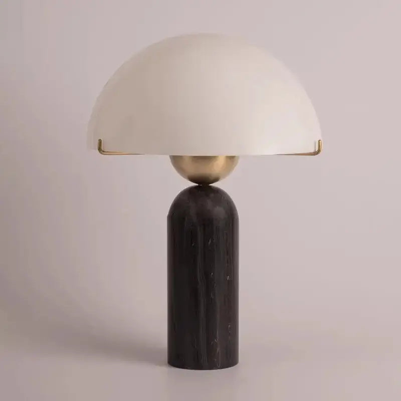 Orbis Hand-Cut Stone Table Lamp