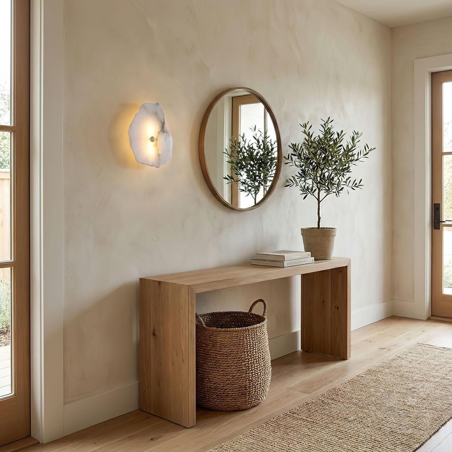 Rivo Alabaster Linear Sconce
