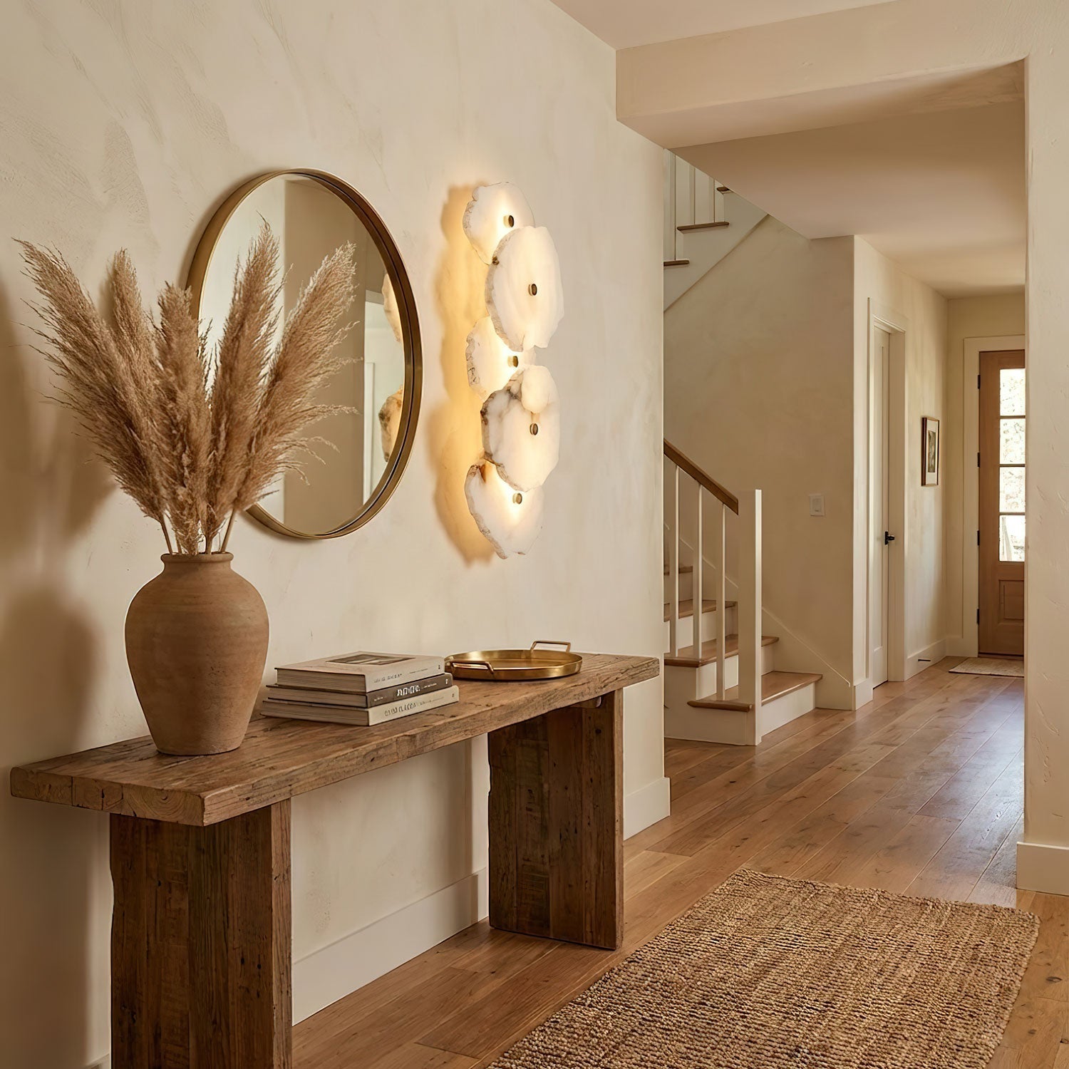 Rivo Alabaster Linear Sconce