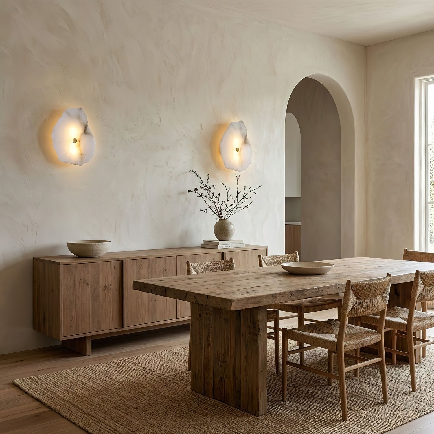 Rivo Alabaster Linear Sconce