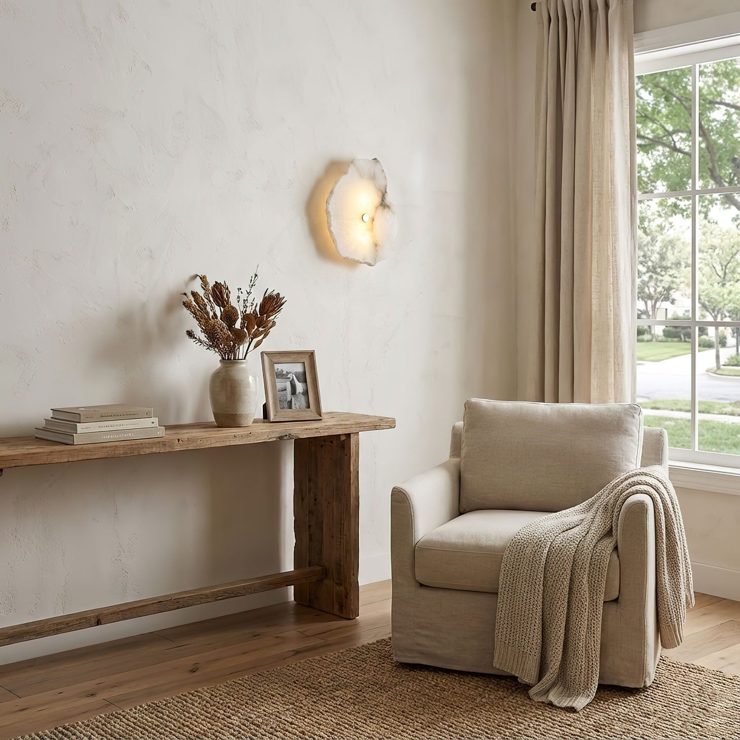 Rivo Alabaster Linear Sconce