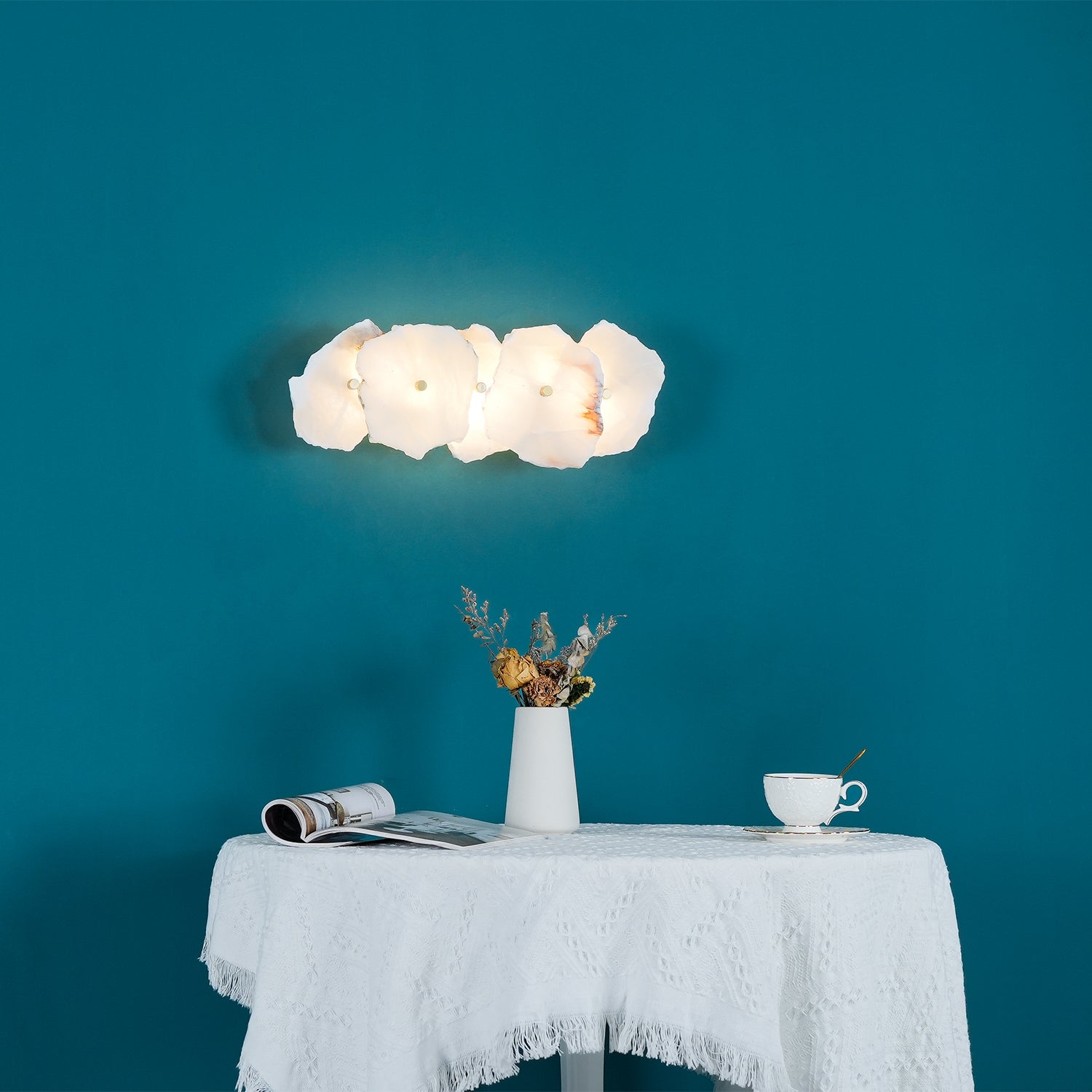 Rivo Alabaster Linear Sconce