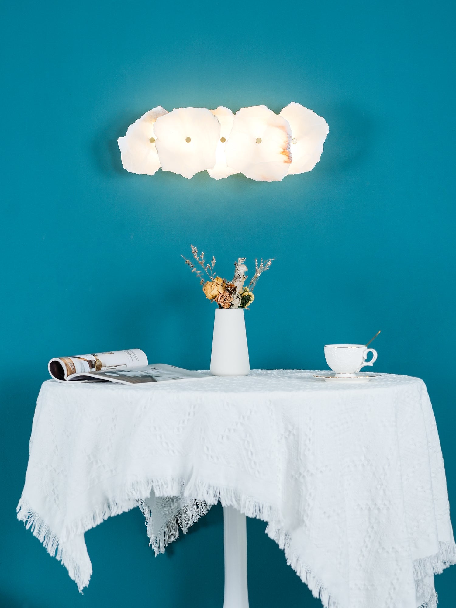 Rivo Alabaster Linear Sconce