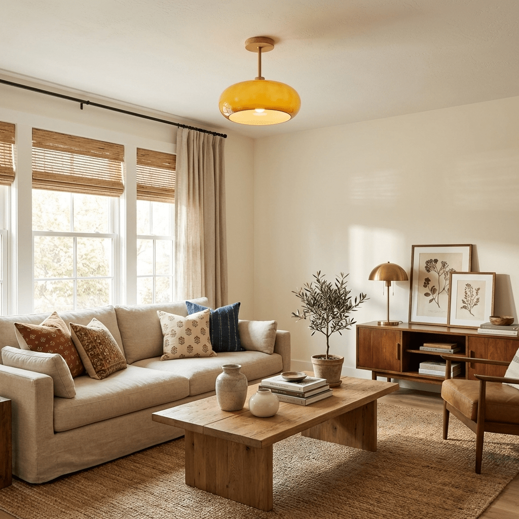 Bauhaus Disc Ceiling Light