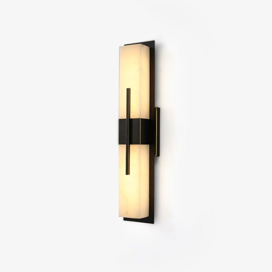 Tall Alabaster Glow Wall Sconce