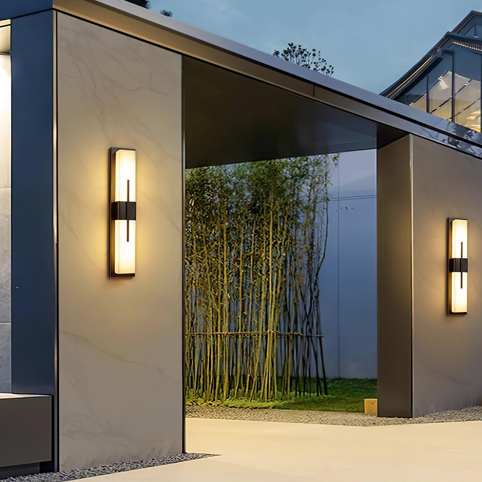 Tall Alabaster Glow Wall Sconce