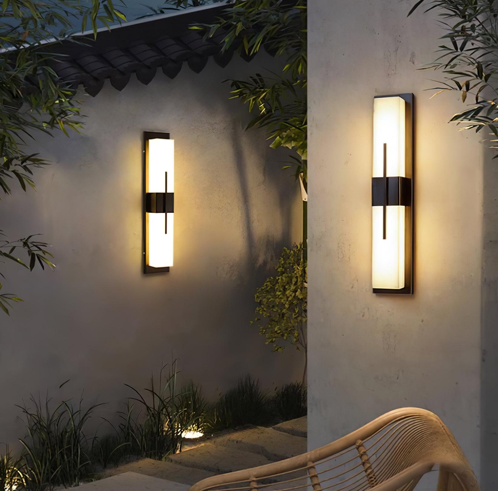 Tall Alabaster Glow Wall Sconce