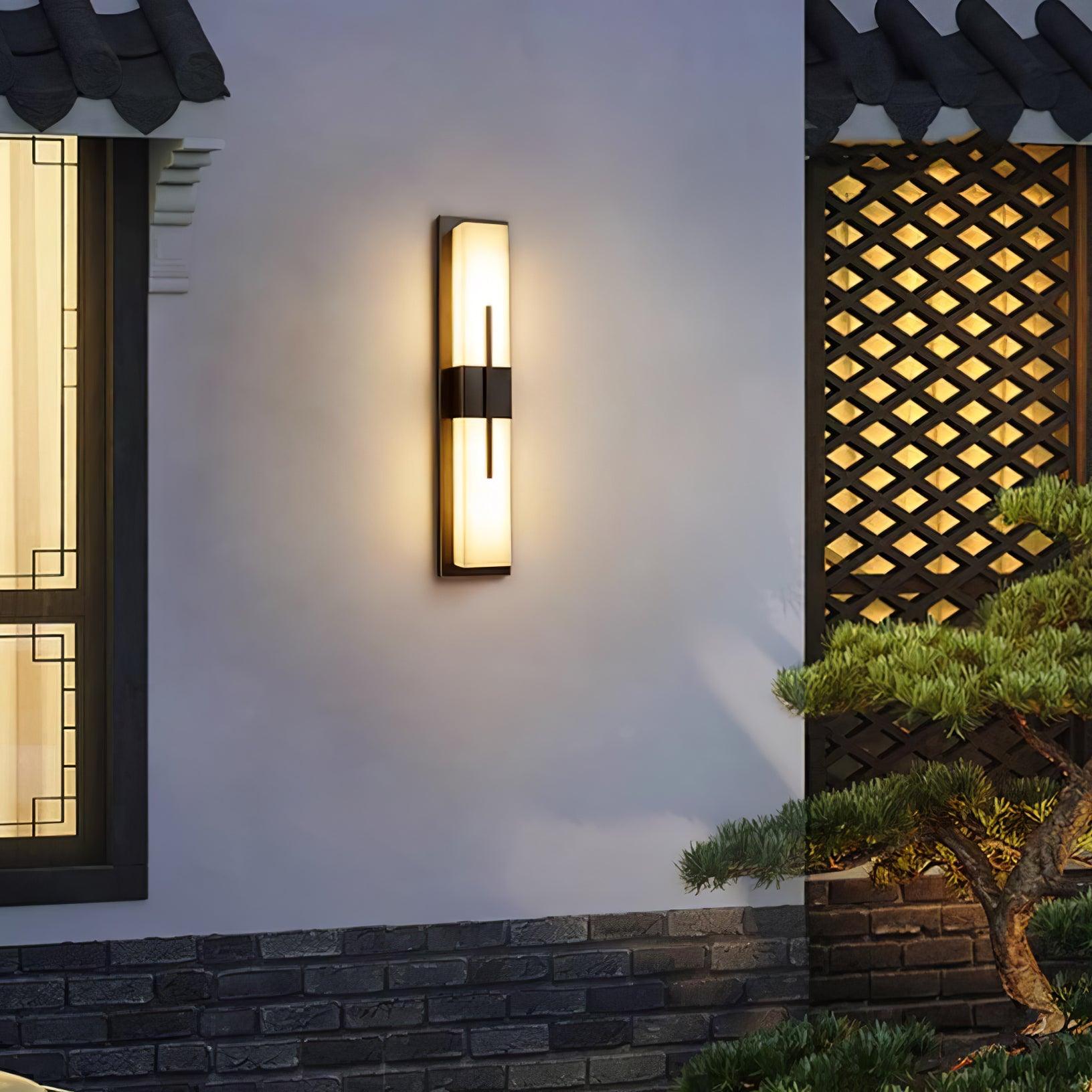 Tall Alabaster Glow Wall Sconce