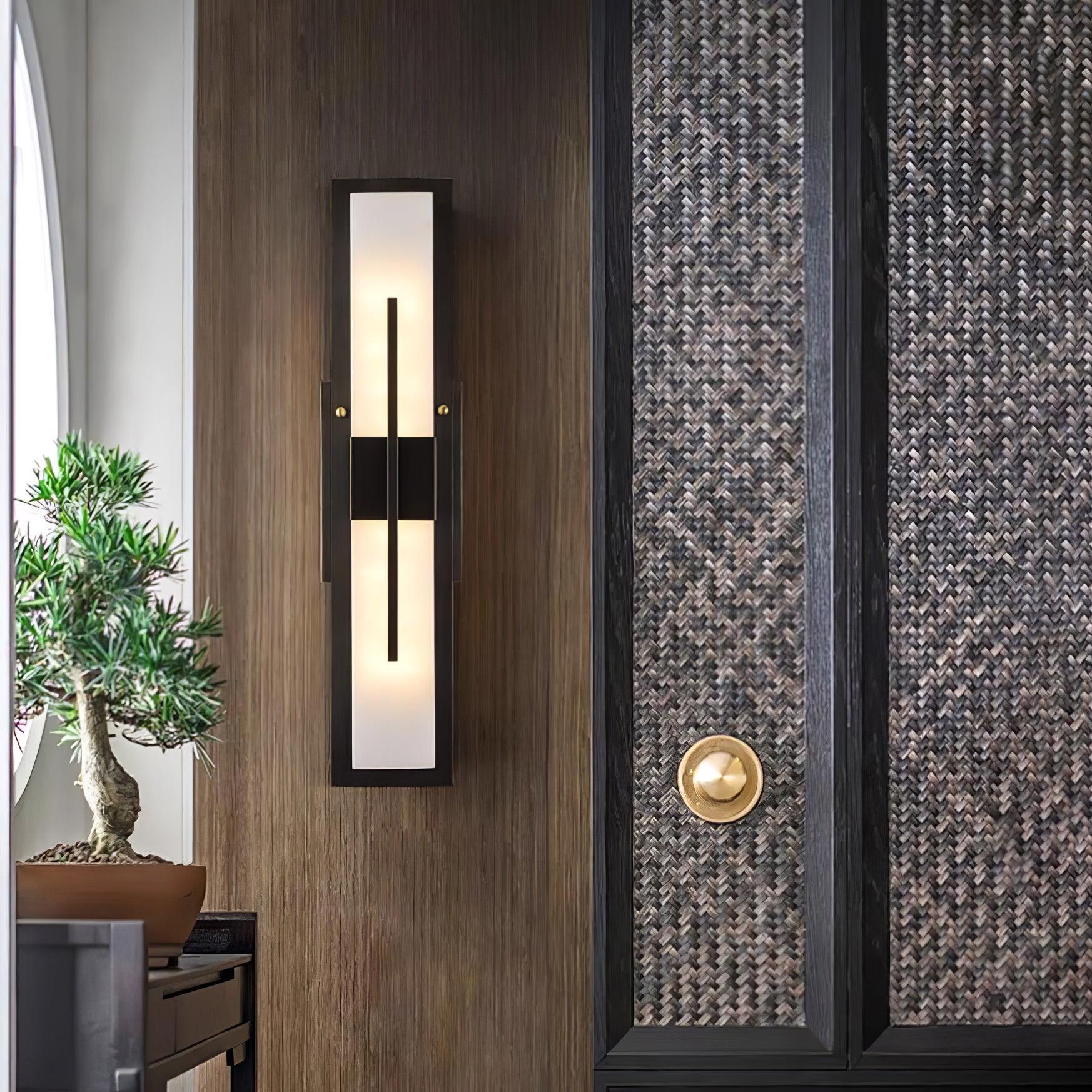 Tall Alabaster Glow Wall Sconce