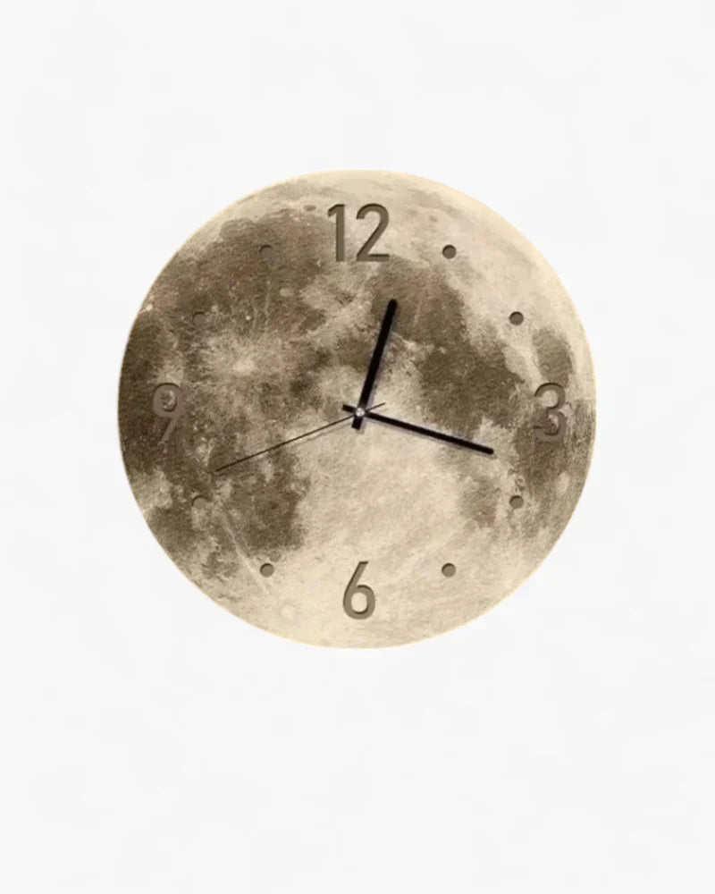 Lunar Glow LED Wall Clock