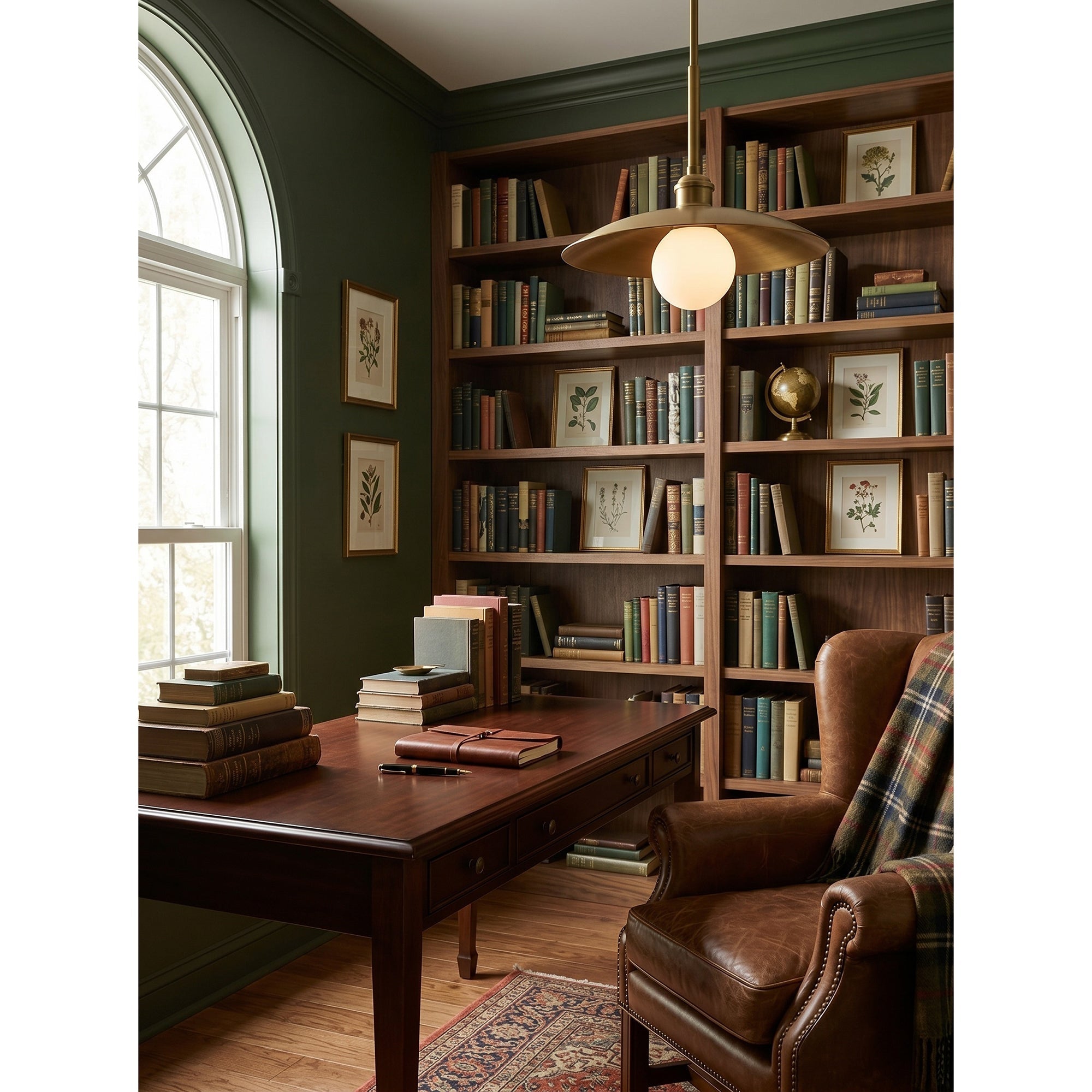 Brass Dome Kitchen Island Pendant Light