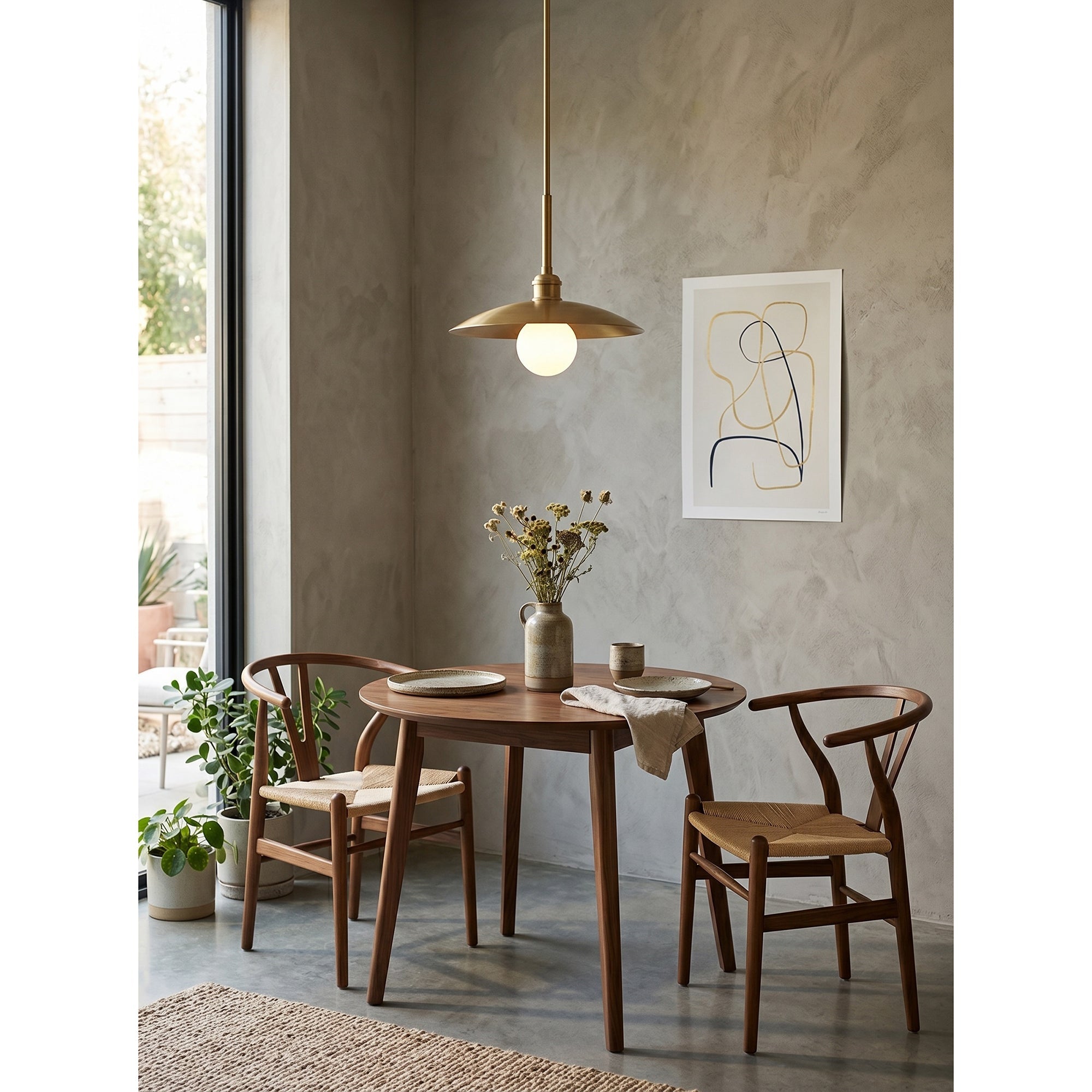 Brass Dome Kitchen Island Pendant Light