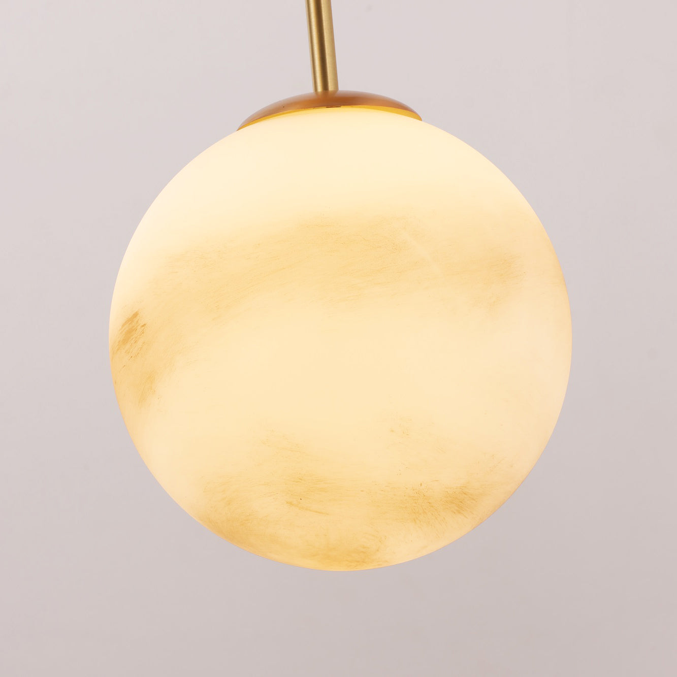 5-Light Undulating Glass Chandelier