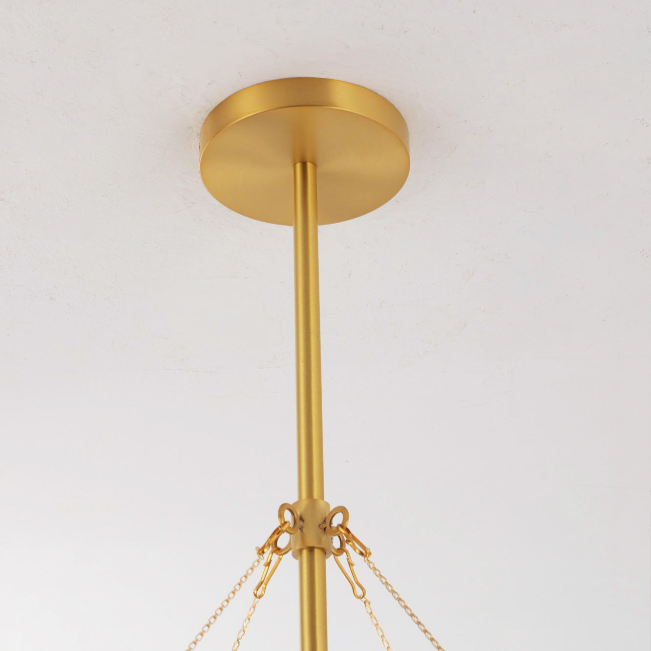 5-Light Undulating Glass Chandelier