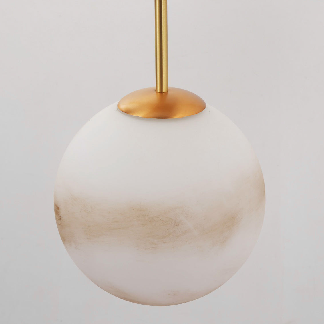 5-Light Undulating Glass Chandelier