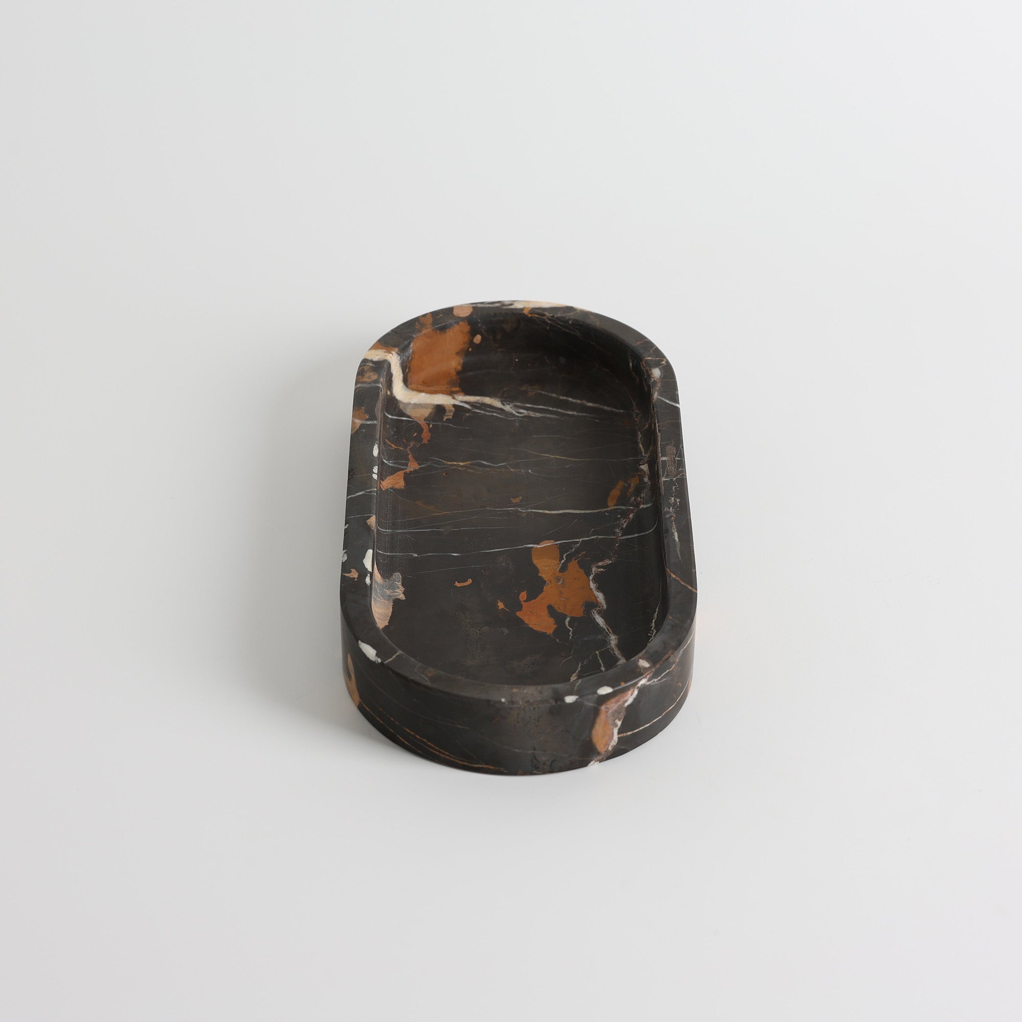 Pill Shaped Stone Catchall Tray