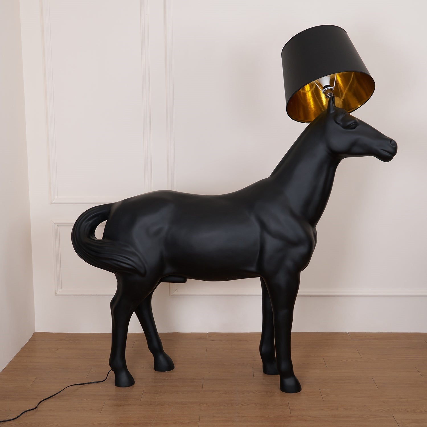 Sculptural Horse Floor Lamp