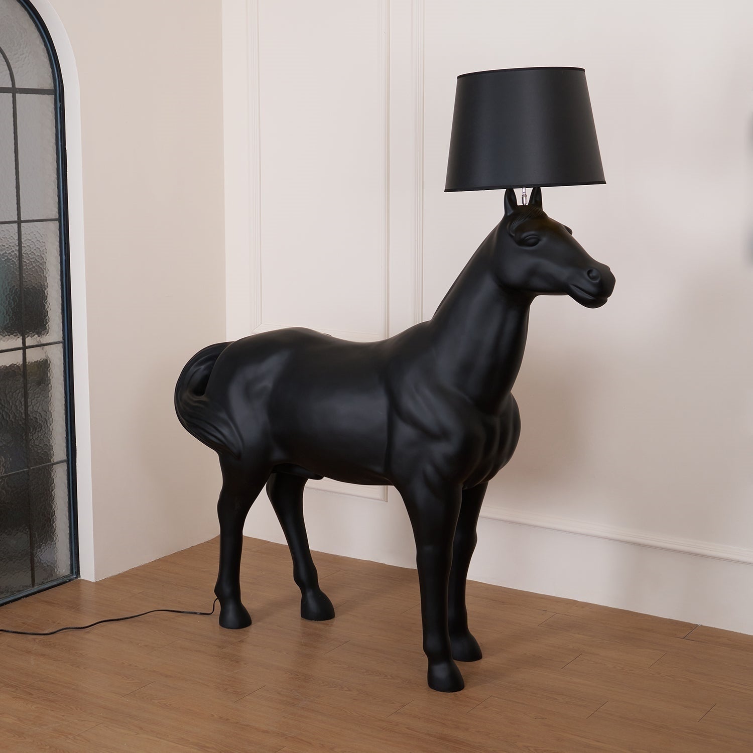 Sculptural Horse Floor Lamp