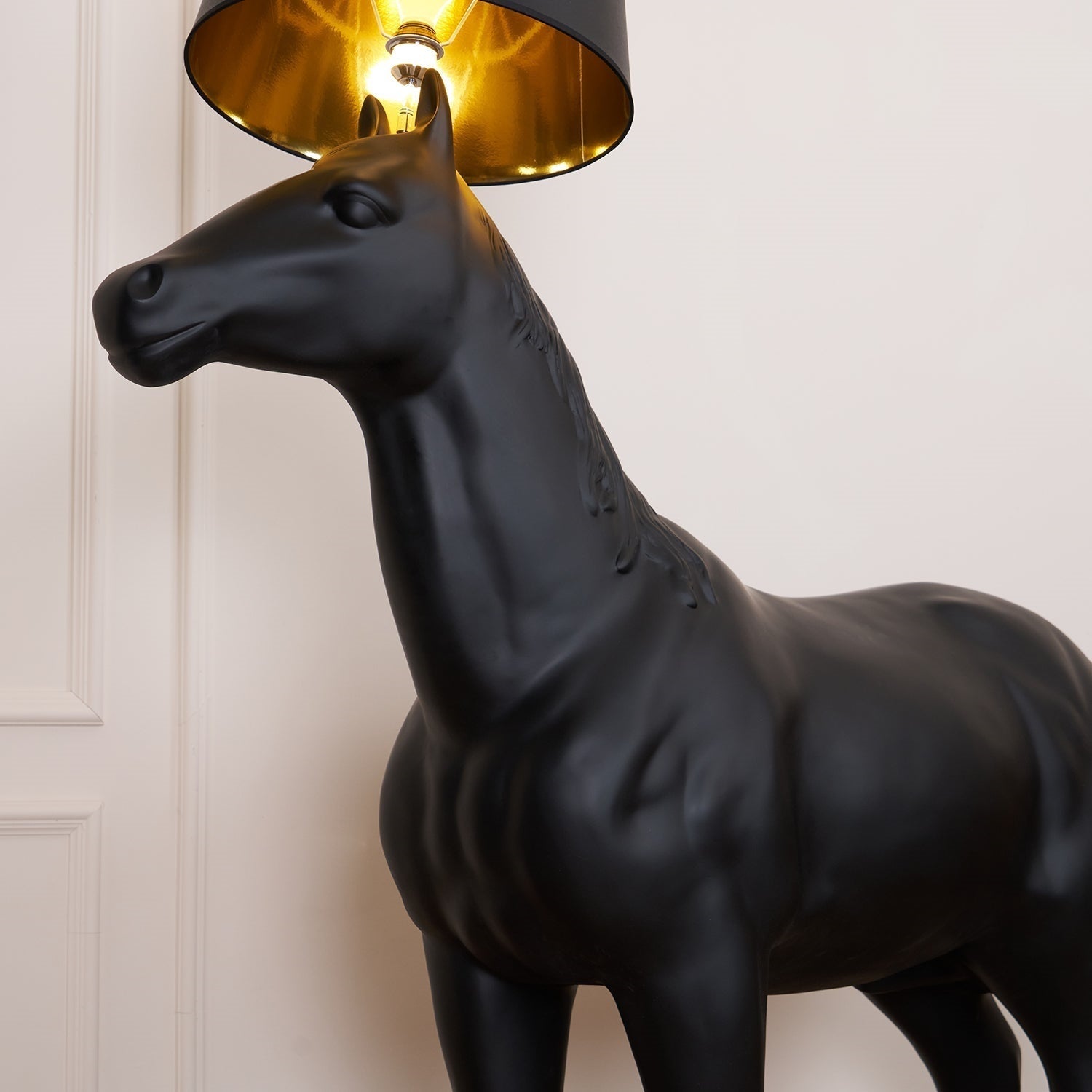 Sculptural Horse Floor Lamp