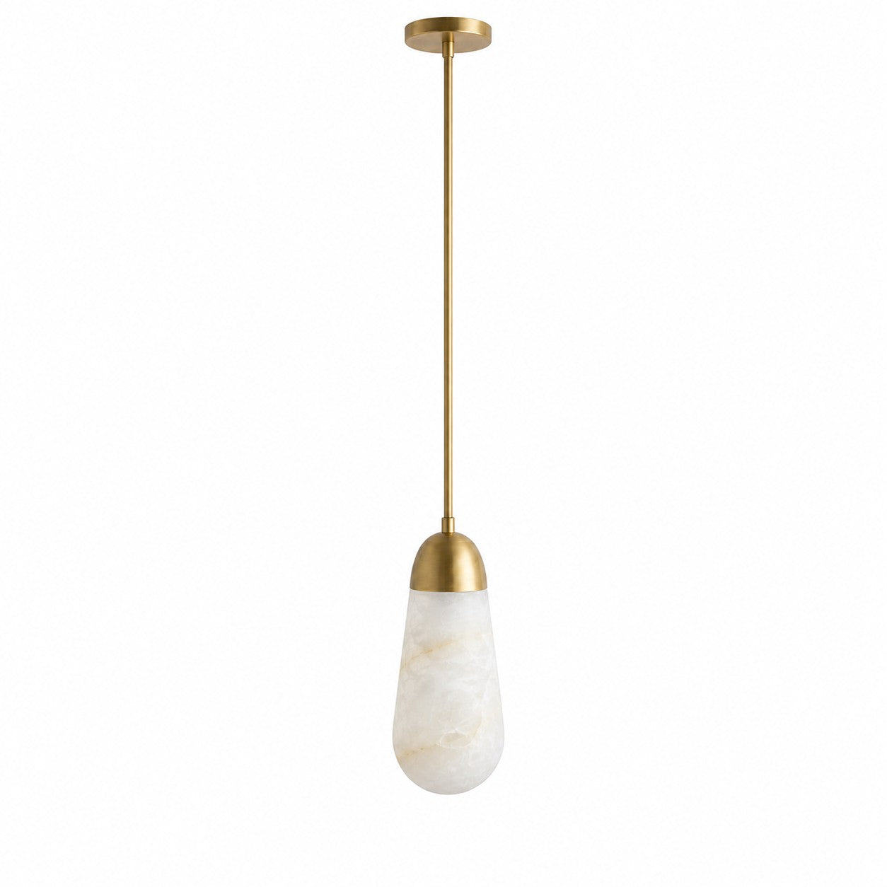 Slim Drop Alabaster Pendant Lamp